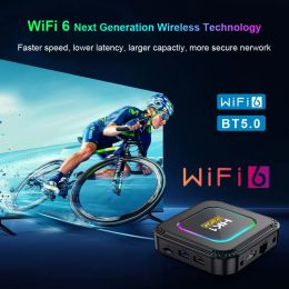 HK1 RBOX K8 Android13.0 Smart TV BOX RK3528 2GB 16GB 4GB 32GB 64GB 128GB AV1 Wifi6 2.4G&5G Wifi 8K HD Media Player Set Top Box