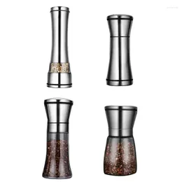 Storage Bottles Manual Pepper Grinder Stainless Steel Coarseness Adjustable Salt Mill Tool