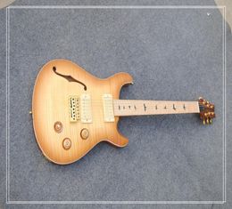 New Arrival Custom Shop Electric Guitar Light Brown SemiHollow Body Half hollow body 2762812