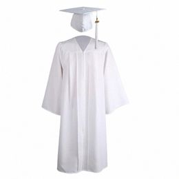 graduati Gown Mortarboard Cap Academic University Robe 2021 Adult Zip Closure Mortarboard Cap 82DP#