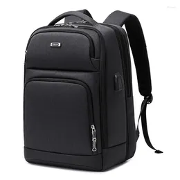 Backpack Backpacks For Men High-quality 15.6''Large Capacity Laptop USB Port Rucksack Business Bag Travel