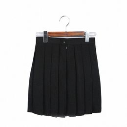 jk Uniform Skirt Large Size High Waist Pleated Skirt Sailor Dr COS Skirt Student Middle School Costume Uniform Girl 16 m6uw#