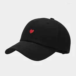 Ball Caps Spring Cotton Cartoon Love Embroidery Casquette Baseball Cap Adjustable Snapback Hats For Men And Women 145
