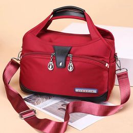 Shoulder Bags 2024 Fashion Oxford Cloth Large Capacity Bag Ladies Casual Light Outdoor Travel Handbag