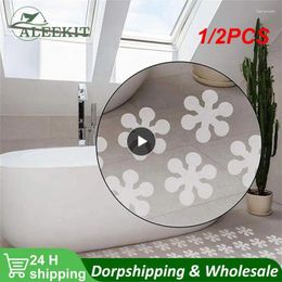 Bath Mats 1/2PCS Non-slip Bathtub Stickers Flower Shaped Anti-slip For Bathroom Shower Floor Stairs