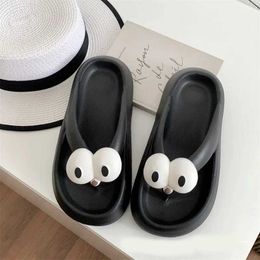 Slippers Summer EVA Flip Flops Women Cute Shoes Soft Sole Beac Indoor Bathroom Anti-Slip Solid Slides Casual Pantuflas H2403288AJM