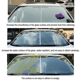 150ML Car Windshields Coating Rearview Rain R epellent Coating Nano-coated Anti-Rain Agent Liquid Auto Oil Film Remover