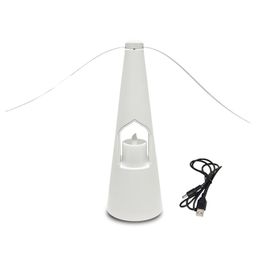 Bug Repellent Fan with 2Blades Flycatcher Fly Deterrent Fan Hanging Fan with Hook Food Protector Fly Destroyer for Table