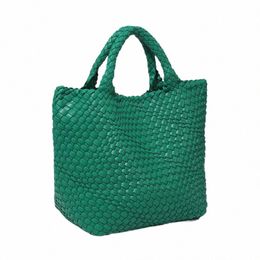 luxury Designer Large Capacity Handbag Casual Tote Bags For Women Female Bag Big Size Woven Tote Bag Composite Bag c6wi#