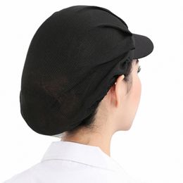 mesh Chef Hat Cook Caps for Men Miniature Fi Cott Waiter Kitchen Beret Work Trendy Home Decor D7Za#