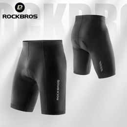ROCKBROS Summer Cycling Shorts Breathable Bicycle Shorts Tights Road Sport Bike Trousers Shockproof Sponge Pad Bike Shorts 240325