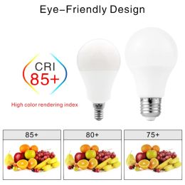 E27 LED Bulb 5W 7W 9W 12W 15W 18W Table Lamp Real Power Light Bulbs AC 165V-220V Spotlight Lampada LED Bombillas Lamp