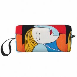 picasso's Inspirati Makeup Bag for Women Travel Cosmetic Organizer Kawaii Pablo Picasso Storage Toiletry Bags 7371#