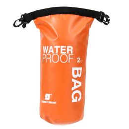 2L Dry Bag Foldable PVC Waterproof Dry Bags Sack Swimming Kayaking Rafting Fishing Boating Bucket Bag River Trekking Bags