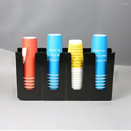 Hooks Corner Cup Holder Multi-compartment Durable Foldable Adjustable Rack For Disposable Paper Cups Coffee