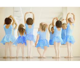 Girls Team Basic Short/Long/Ruffle Sleeve Dance Leotards for Ballet Dancewear