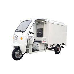 Veículo de entrega expressa semi totalmente fechado, triciclo elétrico dedicado, tipo caixa, scooter elétrico de carga