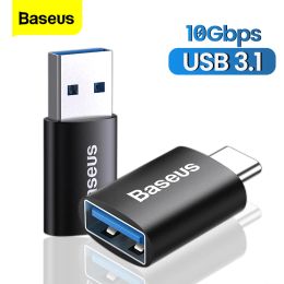 Baseus USB 3.1 OTG Adapter Type C Male to USB-A Converter For Macbook Xiaomi Huawei Samsung 10Gbps Data USBC Female Connector