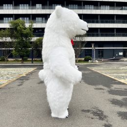 Inflatable polar bear mascot clothing, filled with butter panda clothing, party role-playing giant pandas, fun street clothing