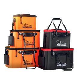 Bags Portable Folding Fish Wear Bucket Outdoor EVA Fishing Tackle Boxes with Handle Fishing Bags Outdoor Fishing Water Tank