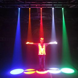 Zdalne sterowanie disco luster lampa kulka dj disco piłka reflektor pełny kolor RGB 4IN1 10W LED reflights do scenicznego dyskotek