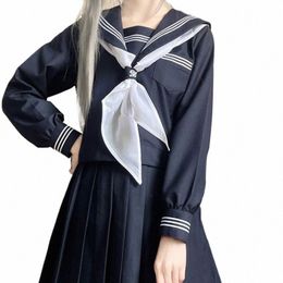 sailor Fuku School Japanese Uniform Student Navy Sailor Outfit Girl JK Uniforms Sailor Dr Korean Seifuku Schoolgirl Costume o94f#