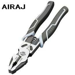 AIRAJ Multifunctional Universal Diagonal Pliers Needle Nose Hardware Tools Wire Cutters Electrician 240322