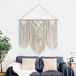 Tapestries Nordic Style Room Decor Cotton Rope Handwoven Bohemian Wall Hanging Living Decoration For Home Bedroom
