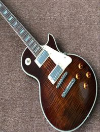 custom shopstandard 1959 R9 Tiger Flame standard custom Electric guitarhandwork gitaarrosewood fingerboard guitarra4093526