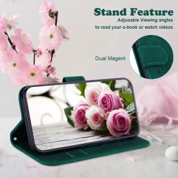 Butterfly Rose Tiger Embossing Flip Leather Case For Oppo Realme 9 10 Pro Plus Se Speed 9I Card Wallet Phone Book Housing Stand