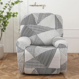 Chair Covers Printed Recliner Sofa Cover Stretch Spandex Lazy Boy Armchair Slipcovers Split Single Couch For Living Room Decor