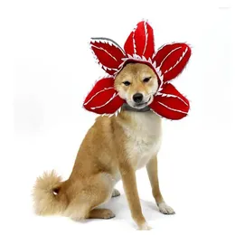 Dog Apparel Funny Pet Hat Soft Cute Cannibal Flower Headgear Pography Props Comfortable Small Cat Chihuahua Print