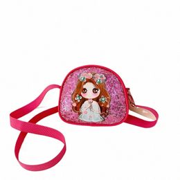 sweet Carto Princ Shoulder Bag Fi Sequins Children's Menger Bags Lovely Baby Girls Accories Handbags Purse Gift V7mk#