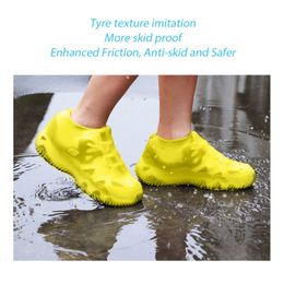 Waterproof Shoe Cover Silicone Material Unisex Shoes Protectors Rain Boots for Indoor Outdoor Rainy Silicone outdoor shoe Cover