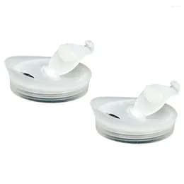 Dinnerware Sets 2 Pcs Cold Water Bottle Plastic Lid Cover For Pitcher Kettle Jug Supplies Replaceable