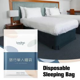 Time Use Disposable One el Packing Summer Dirty Individual For Sheet Sleeping Bag Proof Single Bed Cover y240321