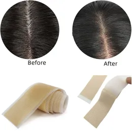 Adhesives Silicone Lace Tape Nonslip Adhesive Tape Wig Knots Healer Breathable Lace Wig Grids And Knots Eraser Concealer(Skin Color)