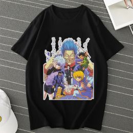 Anime Hunter X Killua Zoldyck T Shirts Men/women HXH T-shirt Casual Plus Size Streetwear Summer Men Clothing Tops
