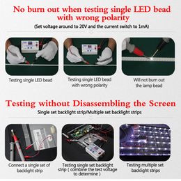 YEKMLCO KT4H 0-330V LED TV Backlight Tester Smart-Fit Manual Voltage Adjustment Constant Current Driver Board Repair LED Bead