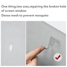 Strong Self Adhesive Screen Window Repair Tape Window Net Screen Repair Patch Covering Up Holes Tears Anti-Insect Mosquito Mesh