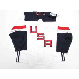 24S 2020 TEAM USA #VAN RIEMSDYK JOE PAVELSKI Hockey Jersey Embroidery Stitched any number and name Jerseys