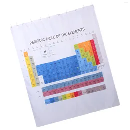 Shower Curtains Periodic Table Curtain Backdrop Chemistry Decor Learning Bath