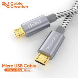 Micro USB Cable Male to Micro USB Male OTG Converter Data Cable For DJI Spark Mavic PS4 Android Phone Micro usb Charger Samsung