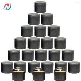 Storage Bottles 24pcs 4oz Empty Retro Colour Candle Tins Making Candles DIY Jar With Metal Lids For Arts & Crafts Gifts