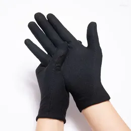 Disposable Gloves Black Cotton Women Men Mittens Hand Full Finger Household Kitchen Laboratory Cleaning Food Baking Tool