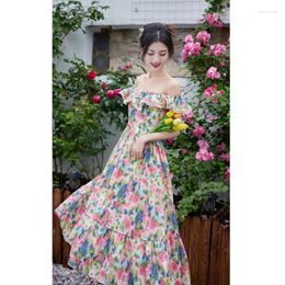 Party Dresses Ladies Japanese Streetwearmaxi Es For Women Rsvppap Officials Store Oil Paintings Restoring Ancient Ways French Word Print