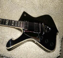 Custom left hand Electric Guitar OEM Custom Left hand Electric Guitar in black High Cheap5215663