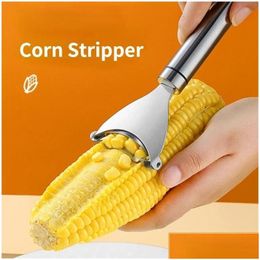 Fruit Vegetable Tools Fruit Vegetable Tools Ups Stainless Steel Corn Stripper Corns Threshing Thresher Peeler Kerneler Kitchen Gadge Dhema