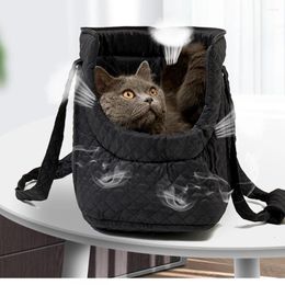 Cat Carriers Pet Travel Tote Bag Carrier With Detachable Bottom Cushion Large Capacity Supplies For Dogs Cats