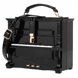 piano Acrylic Box Shaped Women Purses and Handbags Designer Shoulder Bags Ladies Party Clutch Bag Fi Small Top Handle Purse k6Gu#